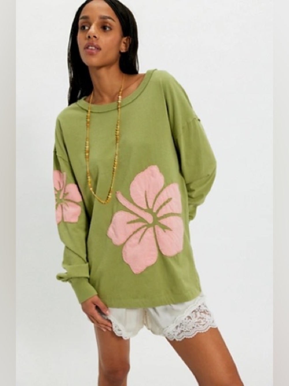 Ragabond X Free People Hibiscus Moon Long Sleeve